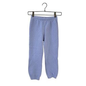 TBBC Girls 6 Gates Sweeney Quilted Jogger Sweatpants Park City Periwinkle Blue